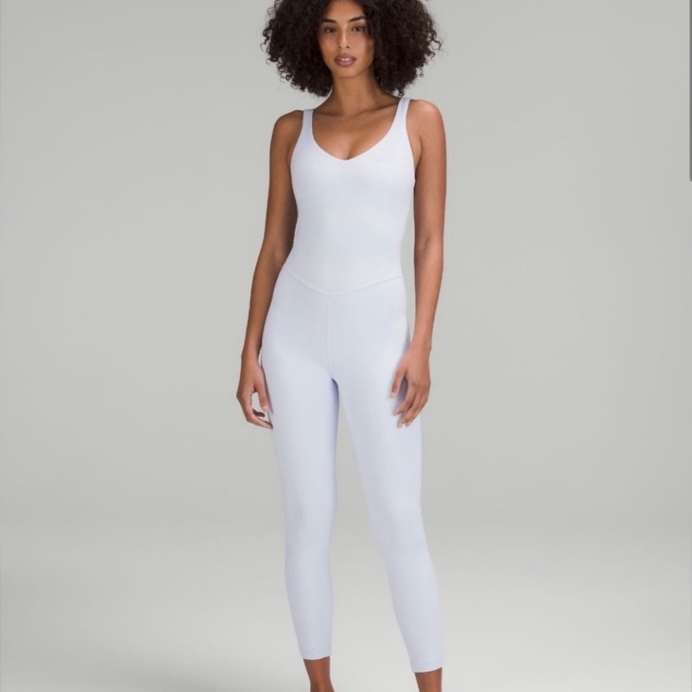 Lululemon Align Bodysuit in Light Blue 25”